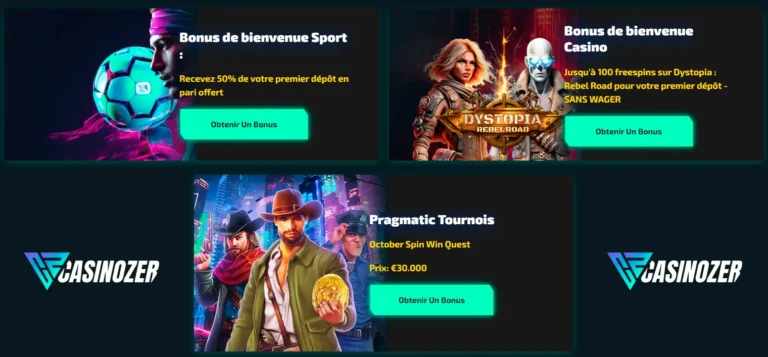 casinozer bonus